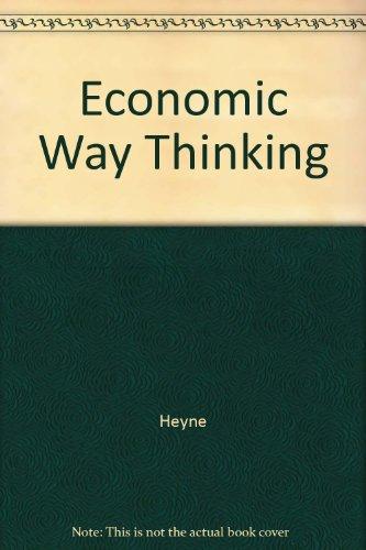 Book Economic Way Thinking free