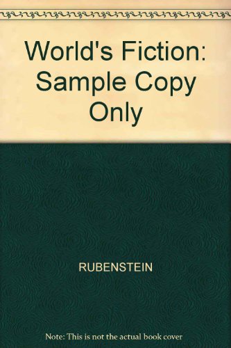 Book World's Fiction: Sample Copy Only free