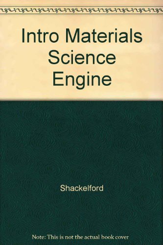 Book Introduction To Materials Science For Engineers free