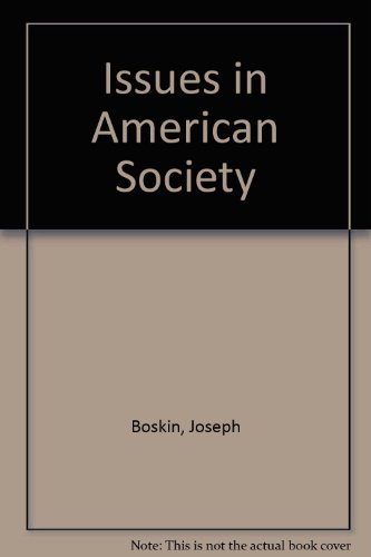 Book Issues In American Society free