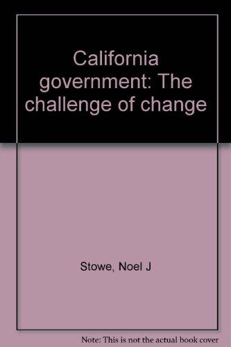 Book California Government: The Challenge Of Change free
