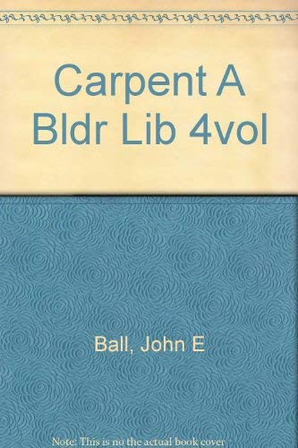 Book Carpent A Bldr Lib 4vol free
