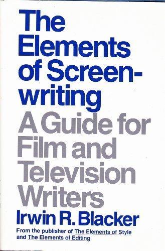 Book The ELEMENTS OF SCREENWRITING free