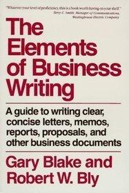 Book The elements of business writing free