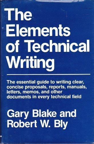 Book The Elements of Technical Writing free