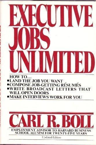 Book Executive Jobs Unlimited free