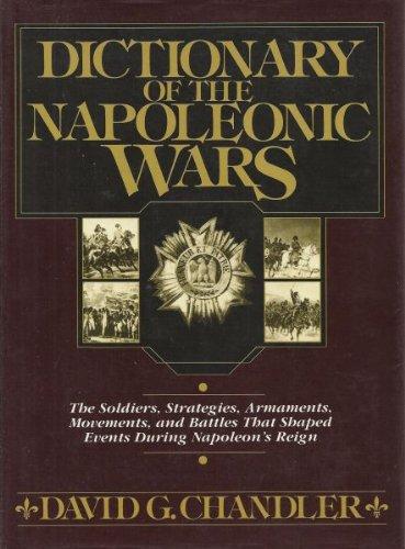 Book A Dictionary of Napoleonic Wars free