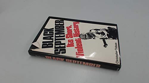 Book Black September: Its Short, Violent History free
