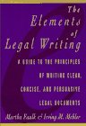 Book Elements of Legal Writing free