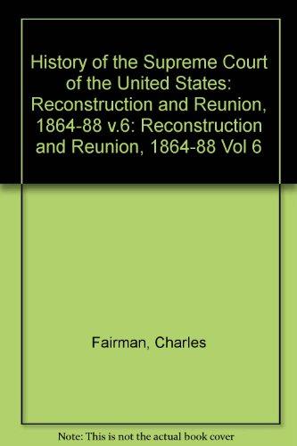 Book Reconstruction And Reunion 1864-88 free