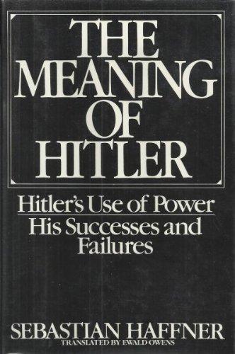 Book The Meaning of Hitler free
