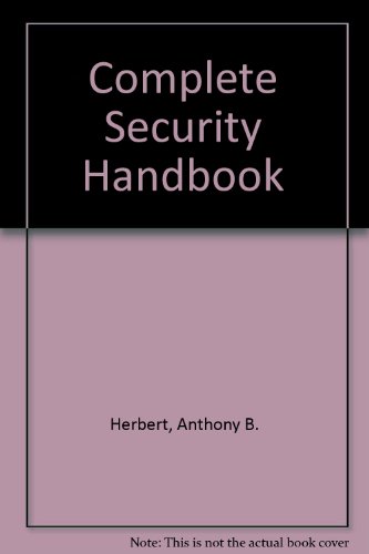 Book The Complete Security Handbook free