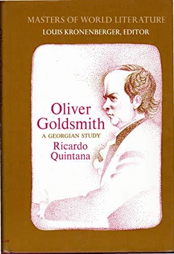 Book Oliver Goldsmith: A Georgian Study (masters Of World Literature Series) free