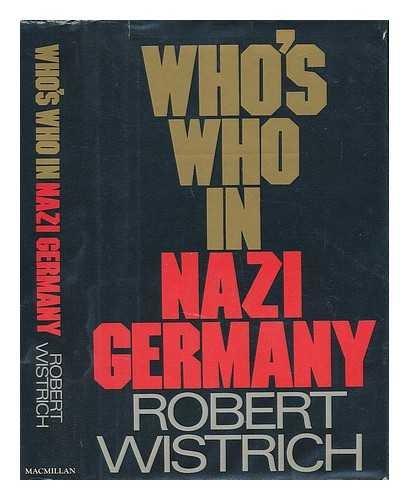 Book Who's who in Nazi Germany free