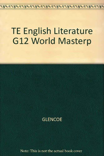Book English Literature With World Masterpieces, Level 12, Teacher's Edition free
