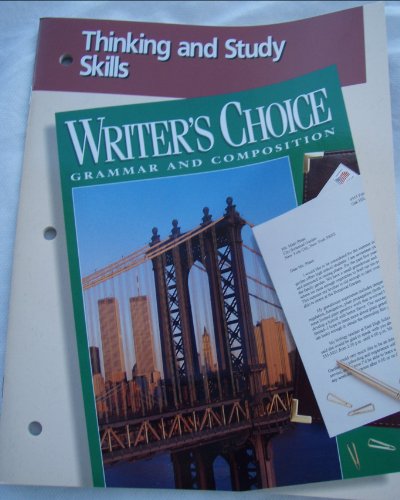 Book Writer's Choice Grammar And Composition (thinking And Study Skills) free