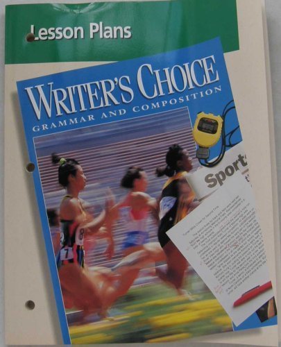 Book Lesson Plans (writer's Choice Grammar And Composition) free