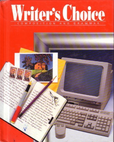 Book Writer's Choice: Composition And Grammar Grade 7 1994 -student Edition free