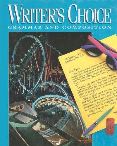 Book Writer's Choice (Writer's Choice Grammar and Composition) free