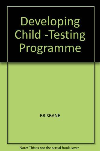 Book Developing Child -Testing Programme free