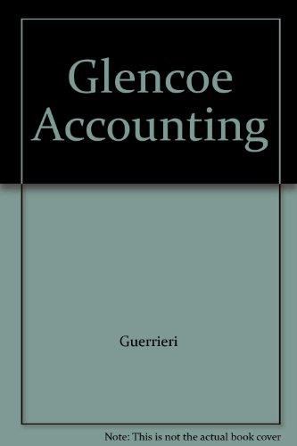 Book Glencoe: Accounting - Real-World Application & Connections - Advanced Course - Teacher Annotated Edition free