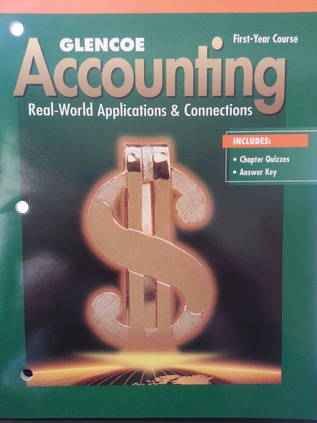 Book Glencoe Accounting Real World Applications & Connections: Chapter Quizzes free