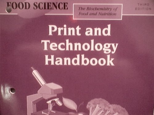 Book Food Science: The Biochemistry Of Food And Nutrition Third Edition; Print And Technology Handbook free