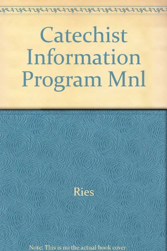 Book Catechists In Formation: Program Manual free