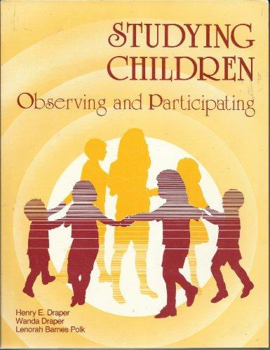 Book Studying Children: Observing And Participating free