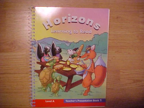 Book Horizons: Learning To Read; Level A; Teacher's Presentation Book 1 free