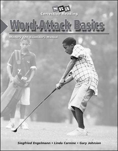 Book Corrective Reading Word Attack Baics Decoding A Mastery Test Pkg 1999 Ed free