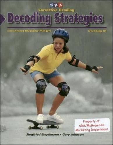 Book Corrective Reading Program: Crp Dec B1 Ds Blackline Masters 1999 Ed free