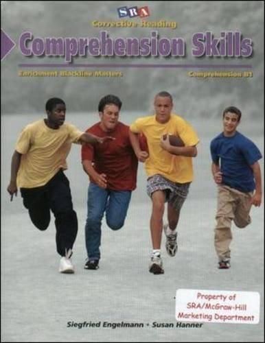 Book SRA Corrective Reading / Comprehension Skills / Enrichment Blackline Masters / Comprehension B1 free