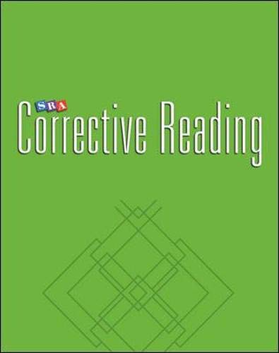 Book Corrective Reading Program: Crp Dec C Sa Teacher Materials 1999 Ed free