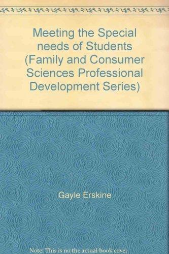 Book Meeting The Special Needs Of Students (family And Consumer Sciences Professional Development Series) free