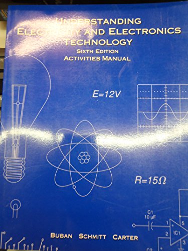 Book Understanding Electricity & Electronics Technology: Activities Manual free
