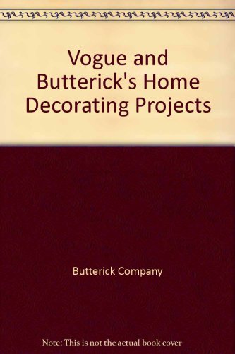 Book Vogue And Butterick's Home Decorating Projects free