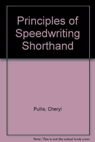 Book Principles Of Speedwriting Shorthand Resource Manual: Regency Edition free