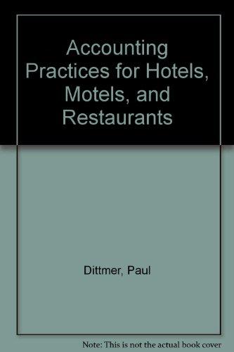 Book Accounting Practices For Hotels, Motels, And Restaurants free