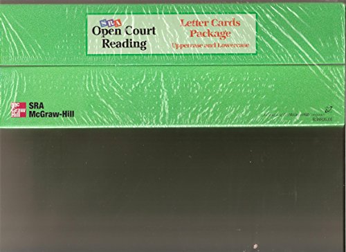 Book LETTER CARDS PACKAGE UPPERCASE AND LOWER CASE CARDS, SRA OPEN COURT READING free
