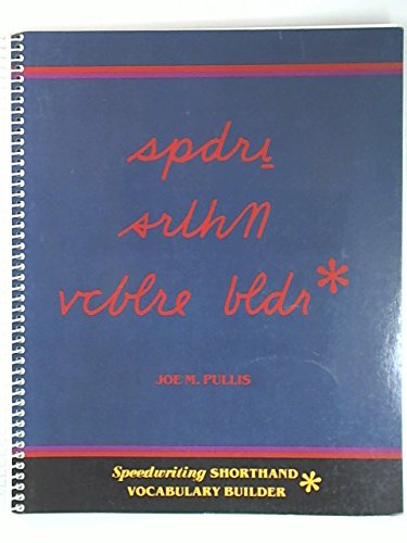 Book Principles Of Speedwriting Shorthand, Regency Professional Edition (first Course), Vocabulary Builder free
