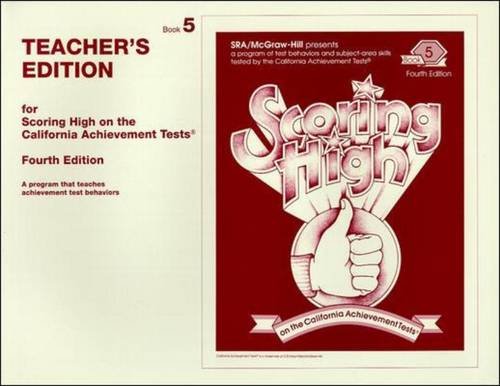 Book Scoring High on California Achievement Tests, Book 5, Teacher's Edition free