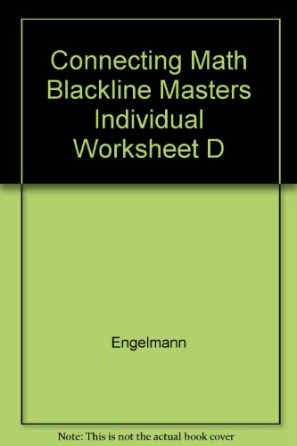 Book Connecting Math Concepts: Independent Worksheets - Level D free