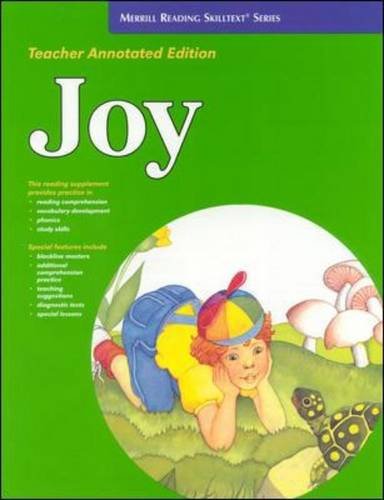 Book Joy Teacher's Edition (merrill Reading Skilltext Series) free