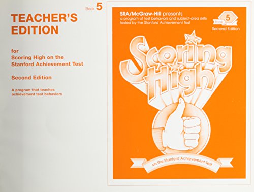 Book Scoring High On The Stanford Achievement Test, Book 5 Teacher's Edition free