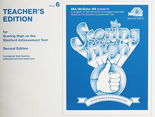 Book Scoring High on the Stanford Achievement Test: Book 6,Teacher's Edition free