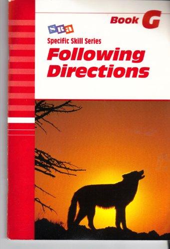 Book Sra Skill Series: Sss Lv G Following Directions free