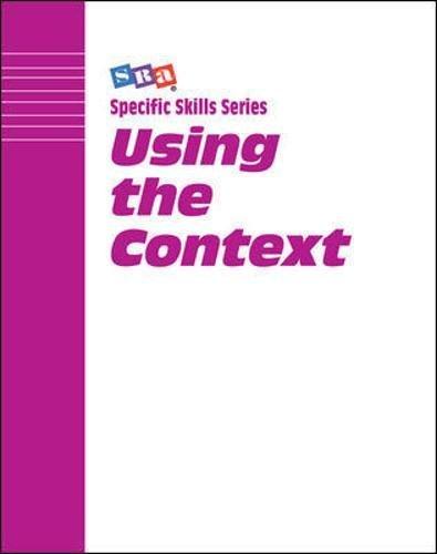Book SRA Skill Series: Using the Context : Book C free
