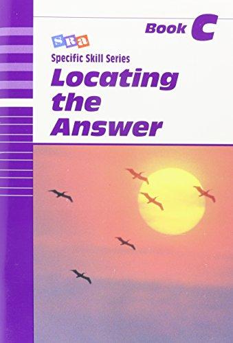 Book Sra Skill Series: Sss LV C Locating the Answer free