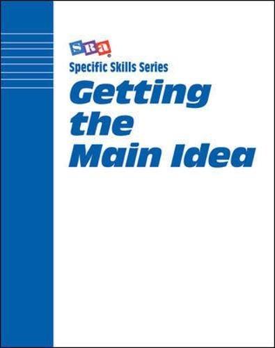 Book Getting the Main Idea: Level G (SPECIFIC SKILLS SERIES) free